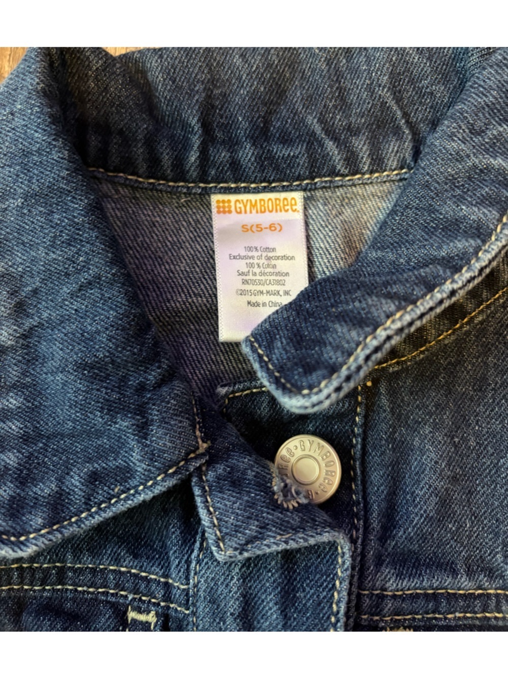 Gymboree Dark Blue Denim Jacket - Picture 4 of 4